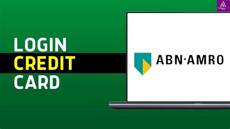 abn amro credit card login.